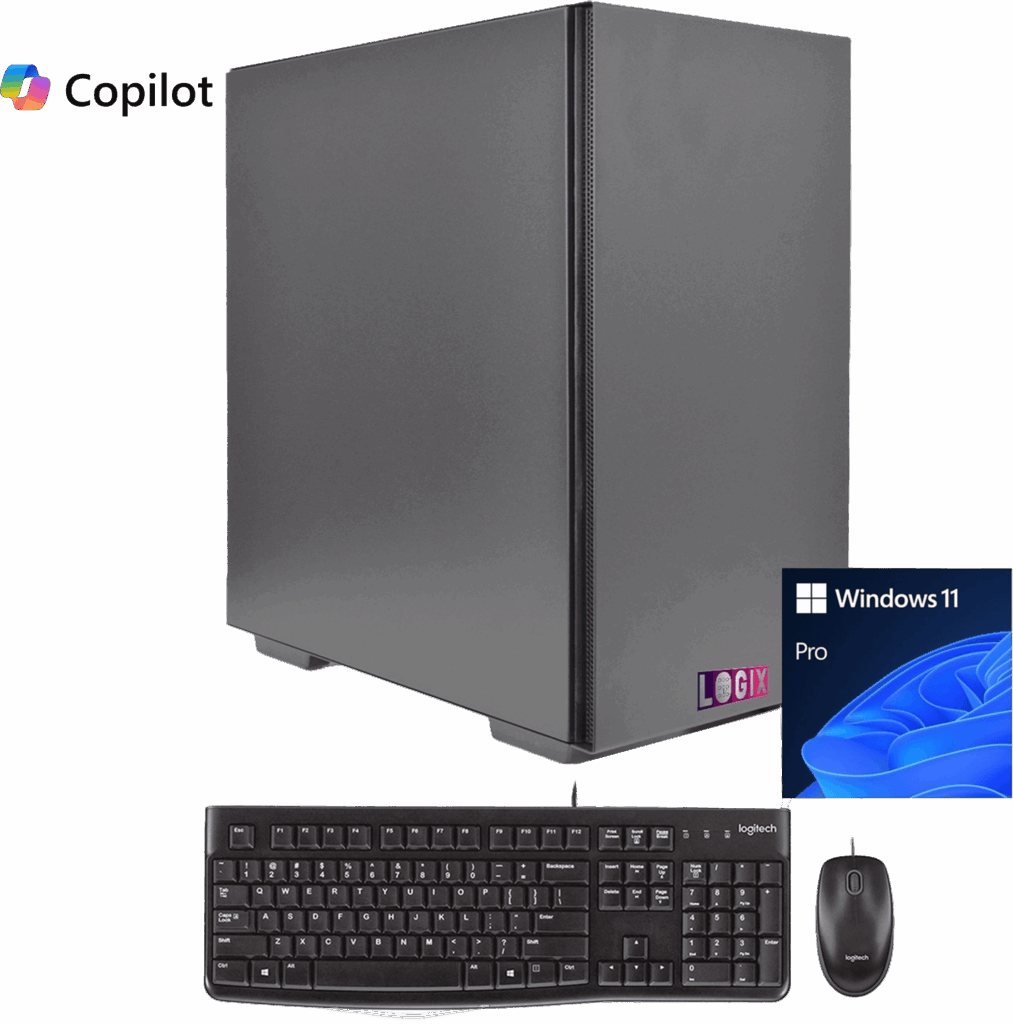 LOGIX 14th Gen Intel Core i7 Micro Tower Desktop PC