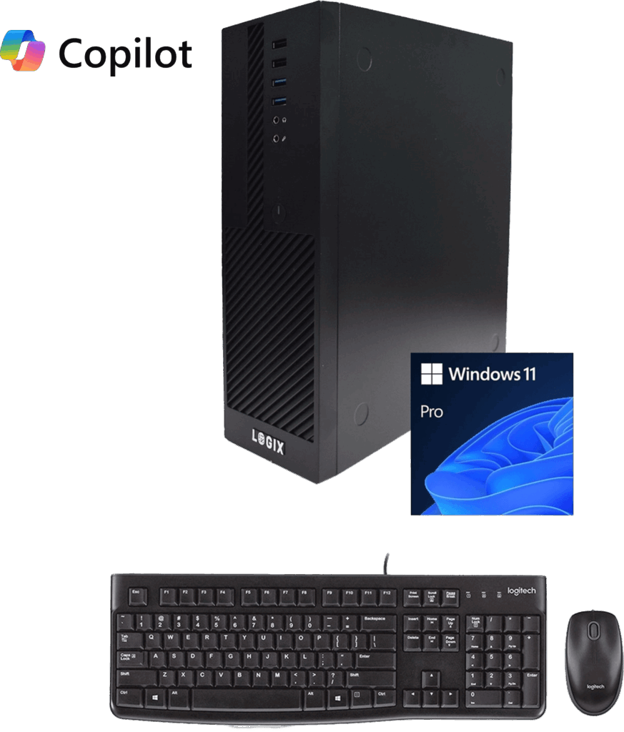 LOGIX 14th Gen Intel Core i3 Small Form Factor Desktop PC